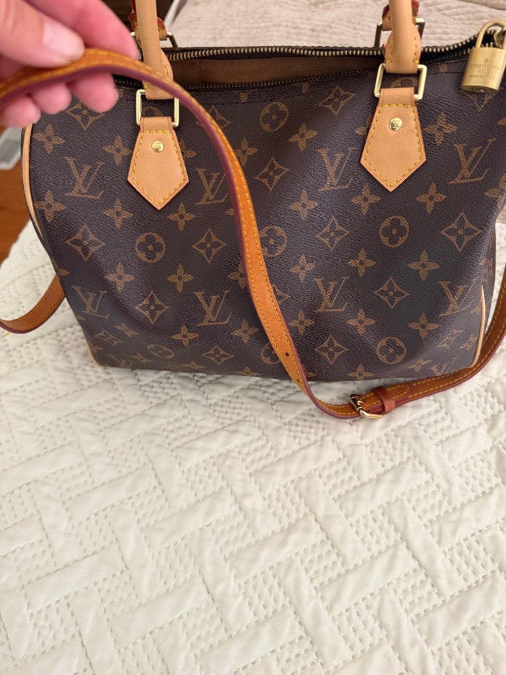 Louis Vuitton Speedy V30. Date Code: SP0169,  dust not included.  EUC! - Picture 7 of 11